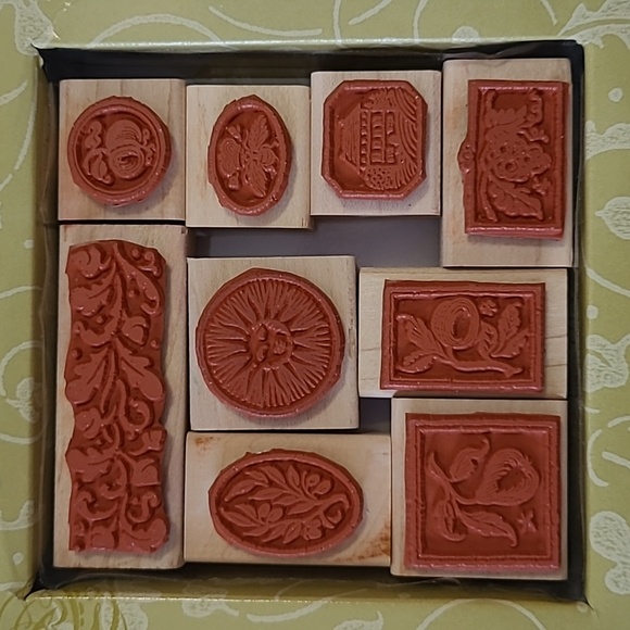 Brenda Walton's Tuscan Garden Rubber Stamp Set 2407R - Picture 2 of 5